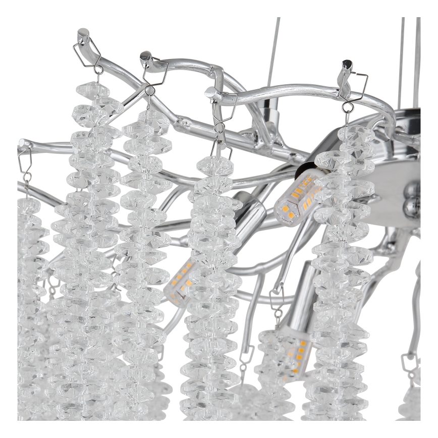 Globo - LED-riippuvalaisin vaijerilla 6xG9/8W/230V