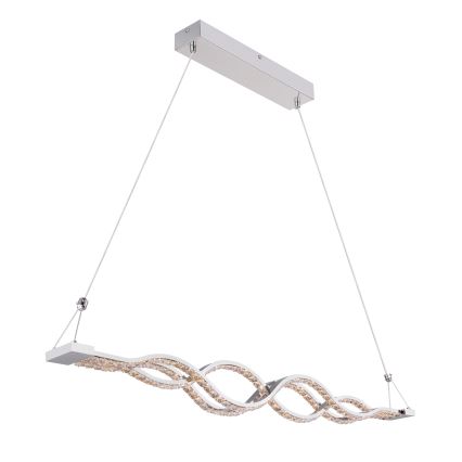 Globo - himennettävä LED-riippuvalaisin vaijerilla LED/30W/230V + kaukosäädin