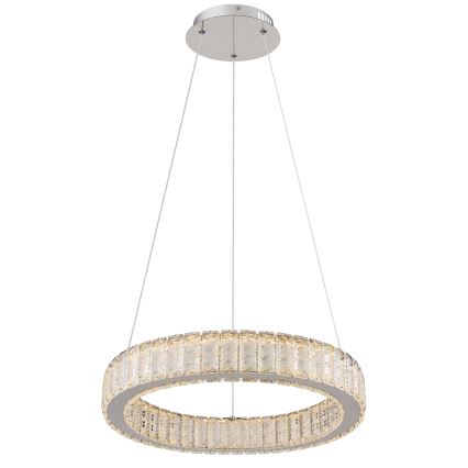 Globo - LED himmennettävä kattokruunu köydellä LED/50W/230V 2700-6000K halkaisija 50 cm + kaukosäädin