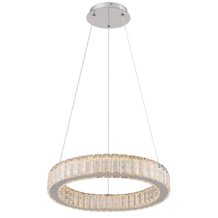 Globo - LED himmennettävä kattokruunu köydellä LED/50W/230V 2700-6000K halkaisija 50 cm + kaukosäädin