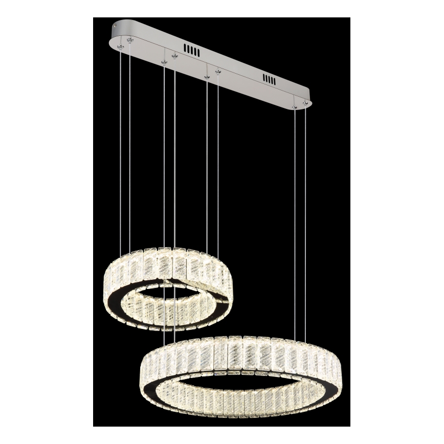 Globo - LED himmennettävä kattokruunu köydellä LED/80W/230V 2700-6000K + kaukosäädin