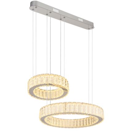 Globo - LED himmennettävä kattokruunu köydellä LED/80W/230V 2700-6000K + kaukosäädin