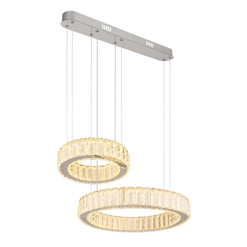 Globo - LED himmennettävä kattokruunu köydellä LED/80W/230V 2700-6000K + kaukosäädin