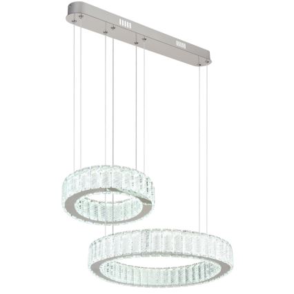 Globo - LED himmennettävä kattokruunu köydellä LED/80W/230V 2700-6000K + kaukosäädin