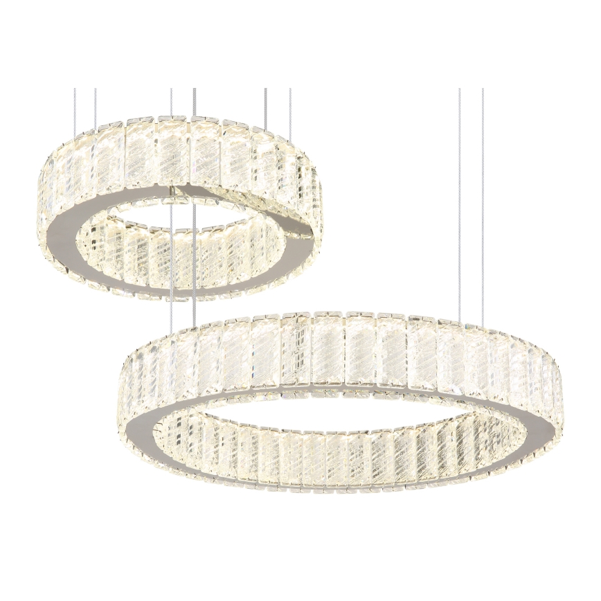 Globo - LED himmennettävä kattokruunu köydellä LED/80W/230V 2700-6000K + kaukosäädin