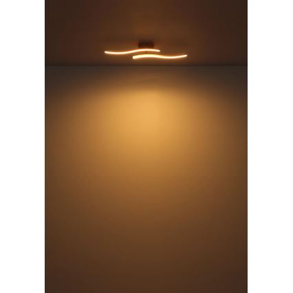 Globo - Kiinteä LED-kattokruunu LED/12W/230V 3000K oranssi