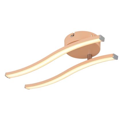 Globo - Kiinteä LED-kattokruunu LED/12W/230V 3000K oranssi