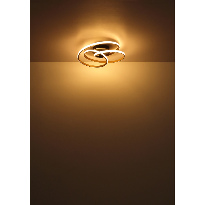 Globo - Kiinteä LED-kattokruunu LED/40W/230V 3000K kulta/musta