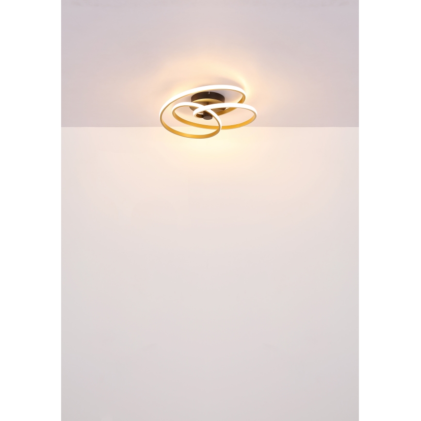 Globo - Kiinteä LED-kattokruunu LED/40W/230V 3000K kulta/musta