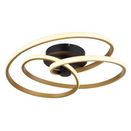 Globo - Kiinteä LED-kattokruunu LED/40W/230V 3000K kulta/musta