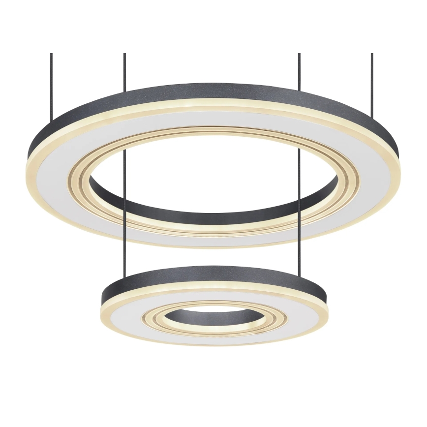Globo - Himmennettävä LED-kattokruunu johdossa LED/50W/230V 2700-6000K halkaisija 50 cm musta + kauko-ohjaus
