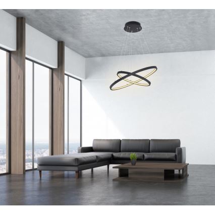 Globo - LED himmennettävä kattokruunu johdolla 2xLED/21W/230V