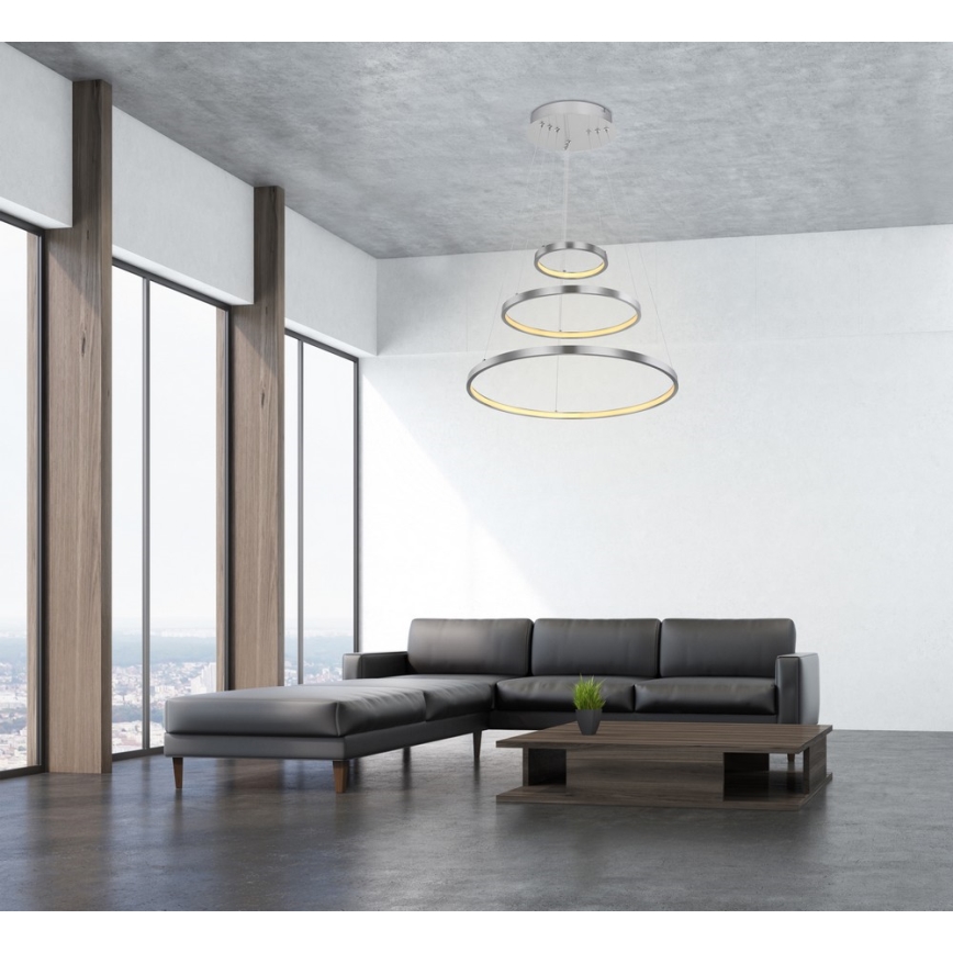 Globo - Himmennettävä LED-kattokruunu johdossa 3xLED/19W/230V