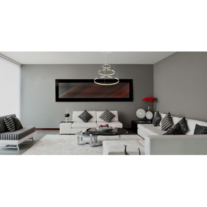 Globo - Himmennettävä LED-kattokruunu johdossa 3xLED/19W/230V