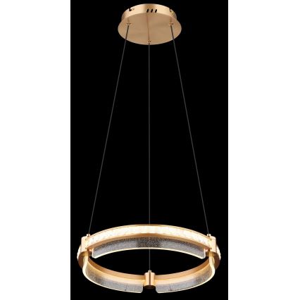 Globo - LED himmennettävä kristallikruunu johdolla LED/36W/230V 2700K-6000K + kaukosäädin