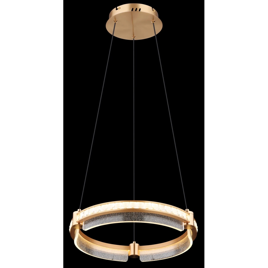 Globo - LED himmennettävä kristallikruunu johdolla LED/36W/230V 2700K-6000K + kaukosäädin