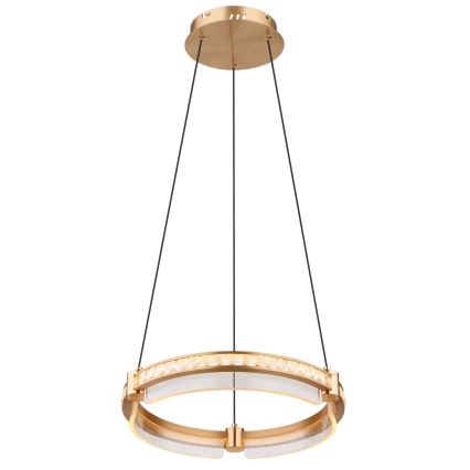 Globo - LED himmennettävä kristallikruunu johdolla LED/36W/230V 2700K-6000K + kaukosäädin