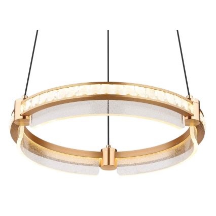 Globo - LED himmennettävä kristallikruunu johdolla LED/36W/230V 2700K-6000K + kaukosäädin