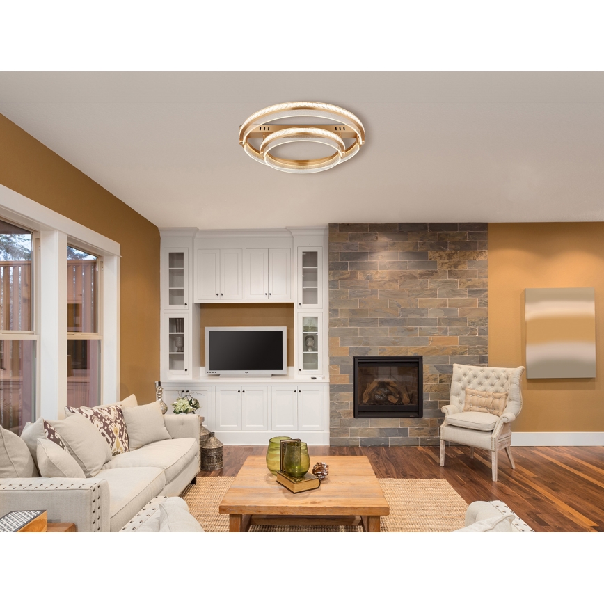 Globo - LED himmennettävä kattovalaisin LED/78W/230V 2700K-6000K + kaukosäädin