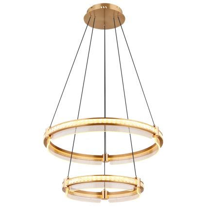 Globo - LED himmennettävä kristallikruunu johdolla LED/78W/230V 2700K-6000K + kaukosäädin