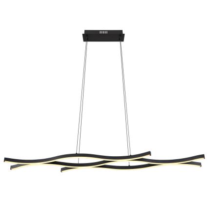 Globo - LED-kattokruunu johdossa LED/35W/230V musta