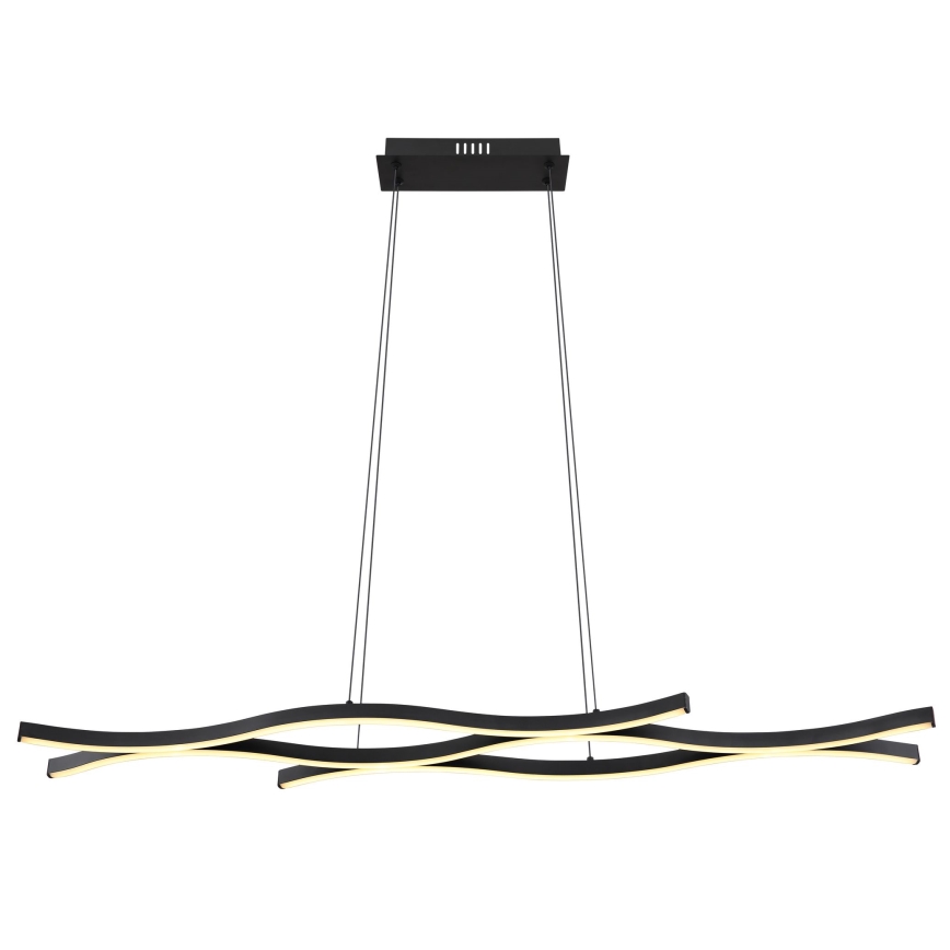 Globo - LED-kattokruunu johdossa LED/35W/230V musta