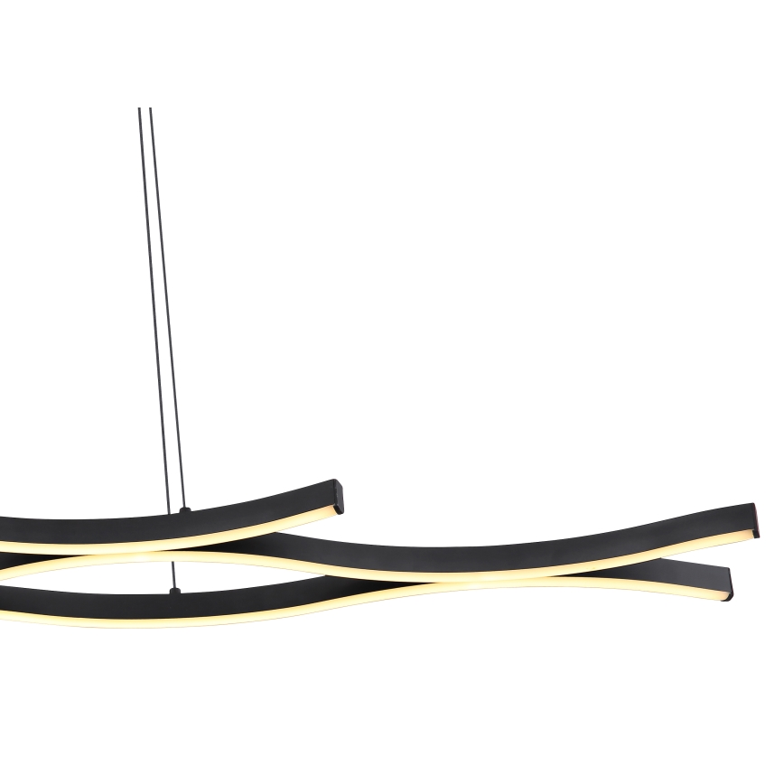 Globo - LED-kattokruunu johdossa LED/35W/230V musta
