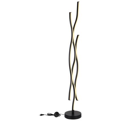 Globo - LED-lattiavalaisin LED/28W/230V 3000K musta