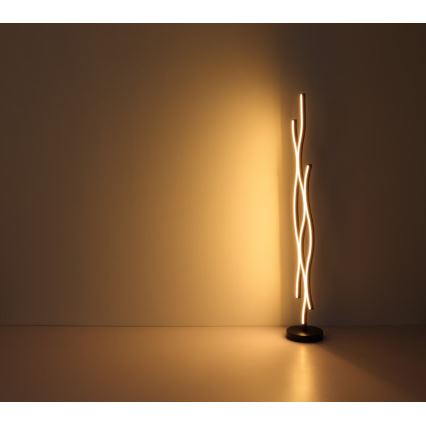 Globo - LED-lattiavalaisin LED/28W/230V 3000K musta