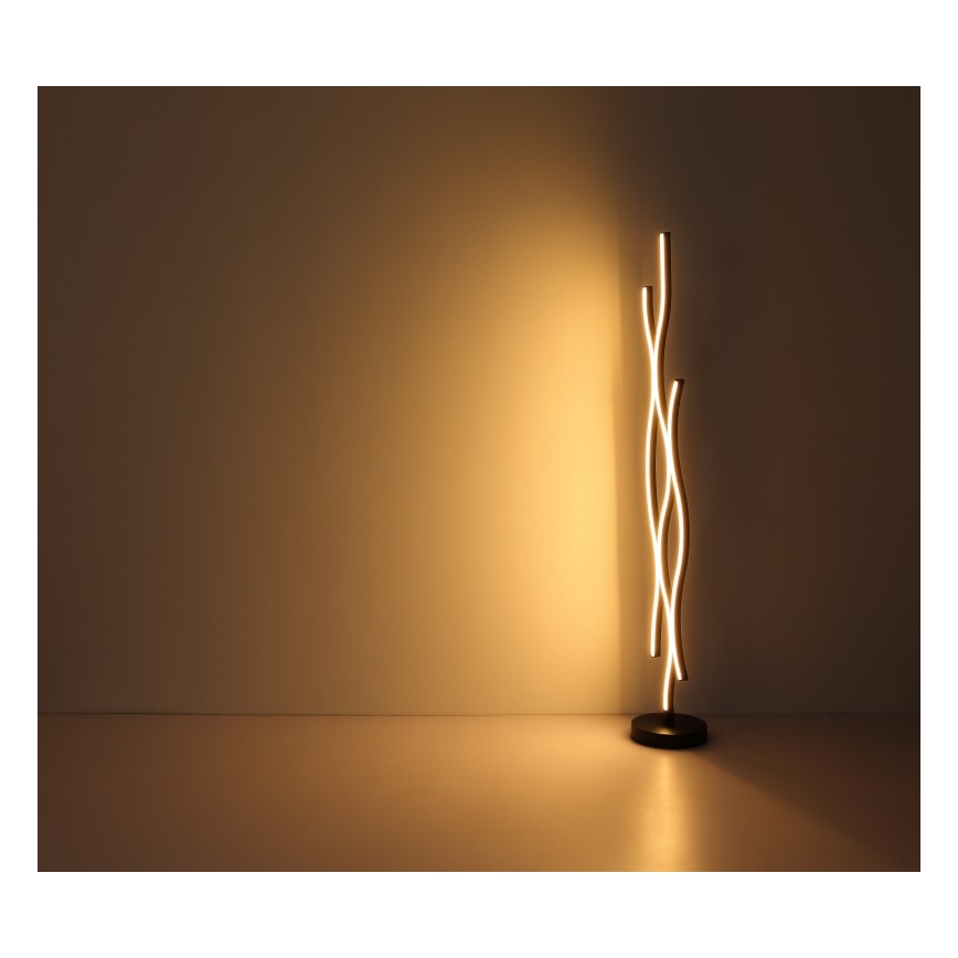 Globo - LED-lattiavalaisin LED/28W/230V 3000K musta