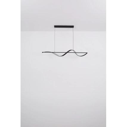 Globo - LED-kattokruunu johdossa LED/24W/230V 3000K musta