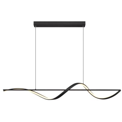 Globo - LED-kattokruunu johdossa LED/24W/230V 3000K musta