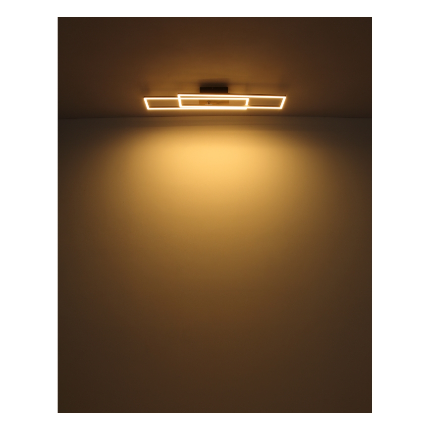 Globo - LED-kattovalaisin LED/30W/230V 3000K 60x80 cm musta