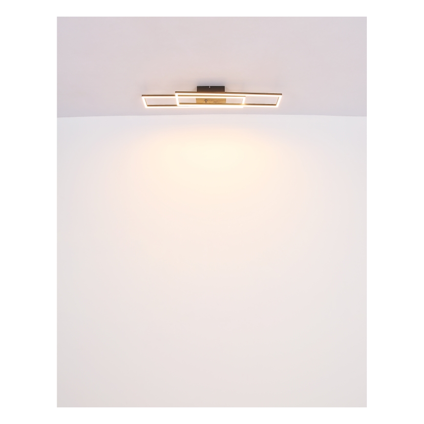 Globo - LED-kattovalaisin LED/30W/230V 3000K 60x80 cm musta