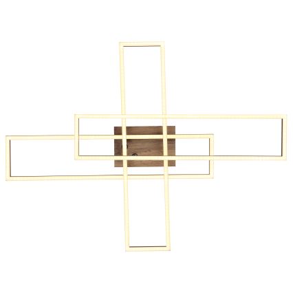 Globo - LED-kattovalaisin LED/40W/230V 3000K 60x80 cm musta