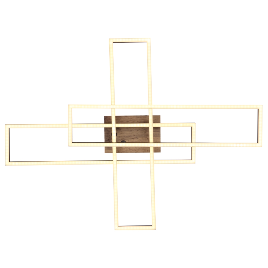 Globo - LED-kattovalaisin LED/40W/230V 3000K 60x80 cm musta