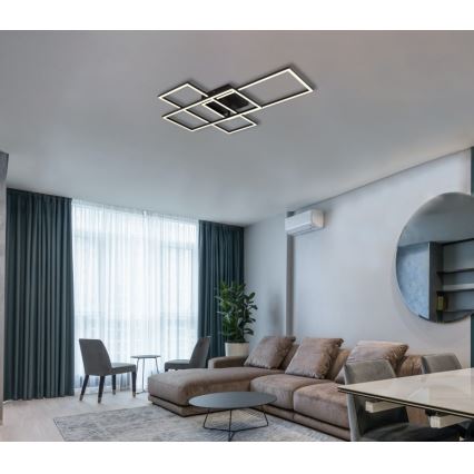 Globo - LED himmennettävä kattovalaisin LED/40W/230V 2700-6500K 51x74 cm Wi-Fi Tuya + kaukosäädin