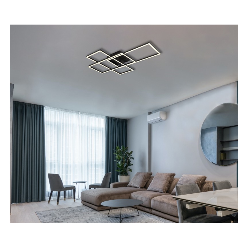 Globo - LED himmennettävä kattovalaisin LED/40W/230V 2700-6500K 51x74 cm Wi-Fi Tuya + kaukosäädin