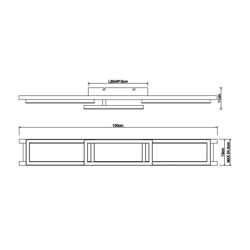 Globo - Himmennettävä LED-kattovalaisin LED/30W/230V 2700-6500K + kauko-ohjaus
