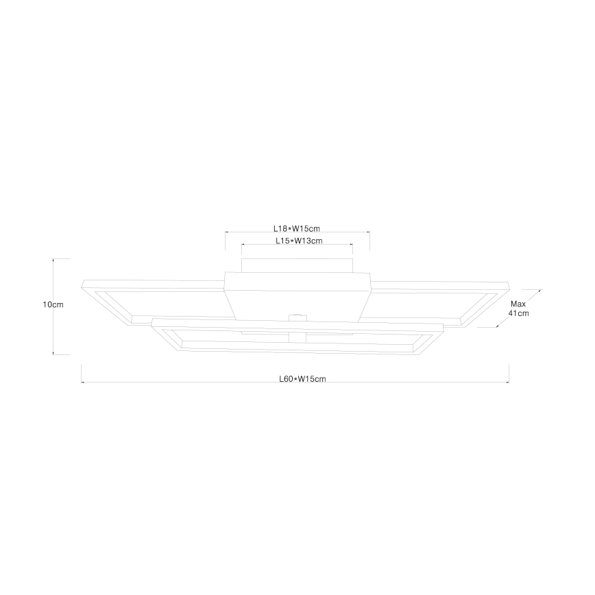 Globo - LED-kattovalaisin LED/18W/230V