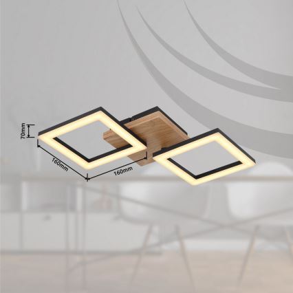 Globo - LED Pinta-asennettava kattokruunu LED/18W/230V