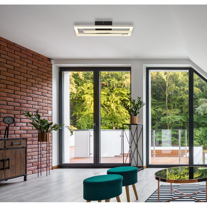 Globo - LED-kattovalaisin LED/24W/230V 4000K mattakromi