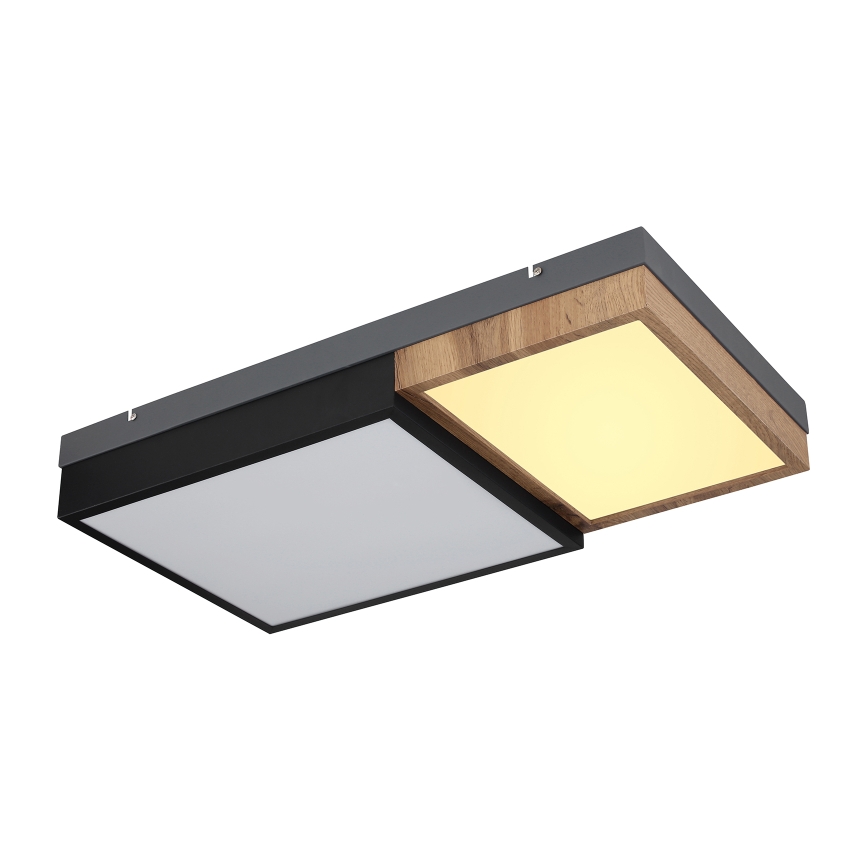 Globo 67286-30 - GUNDI LED-kattovalaisin LED/30W/230V 35x65 cm ruskea/musta