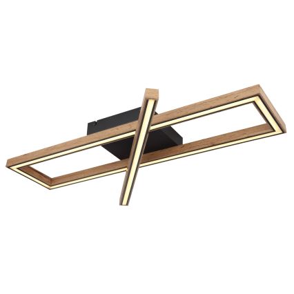 Globo 67287D1 - LED-kattovalaisin MANDERA LED/36W/230V 20x80 cm ruskea