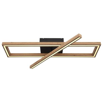 Globo 67287D1 - LED-kattovalaisin MANDERA LED/36W/230V 20x80 cm ruskea