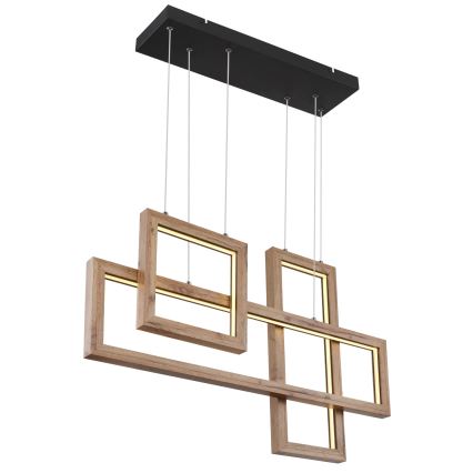 Globo 67287H1 - LED-riippuvalaisin johdolla MANDERA LED/40W/230V ruskea