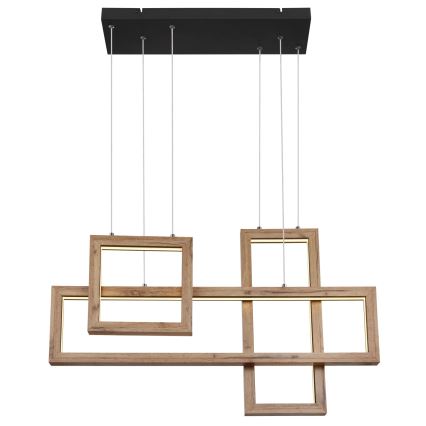 Globo 67287H1 - LED-riippuvalaisin johdolla MANDERA LED/40W/230V ruskea