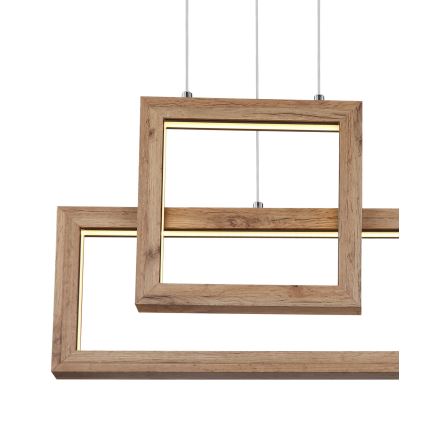 Globo 67287H1 - LED-riippuvalaisin johdolla MANDERA LED/40W/230V ruskea