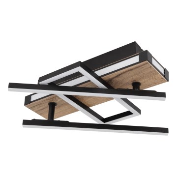 Globo 67299D2 - COLLI LED-kattovalaisin LED/30W/230V 46x68 cm ruskea/musta