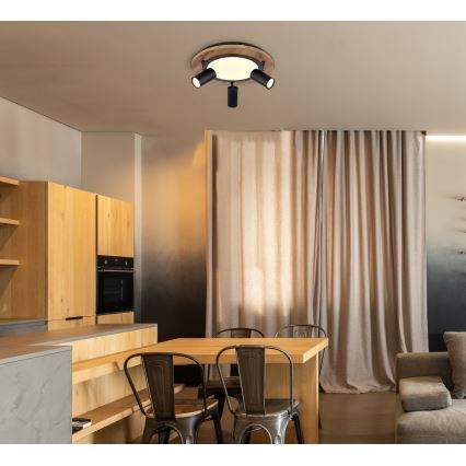 Globo - LED-kohdevalaisin 3xGU10/5W/230V + LED/15W/230V